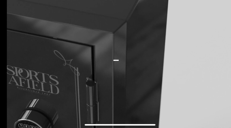 Sports Afield 18Gun Fireproof Safe with Electronic Lock, BLACK eBay