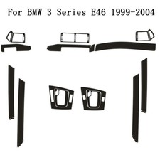 For Bmw 3 Series E46 1999-2004 5d Carbon Fiber Pattern Interior Diy Trim Decals
