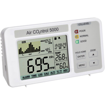 TFA Dostmann 31.5008.02 AIRCO2NTROL 5000 CO2 Detector With Data Logger