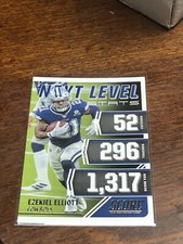 2021 Score Next Level Stats Ezekiel Elliott Dallas Cowboys #NL18 B31