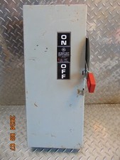  1 GE TH3363 100A 100 AMP FUSIBLE DISCONNECT SWITCH 600VAC/250VDC SWITCH