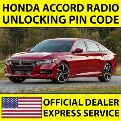 ✓HONDA ACCORD CAR RADIO NAVI ANTI-THEFT UNLOCKING PIN CODE FOR