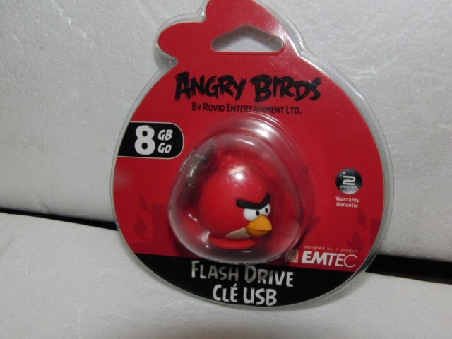 Memoria USB Emtec Angry Birds 8 GB Go Red Bird Cle' NUEVA, imagen 7