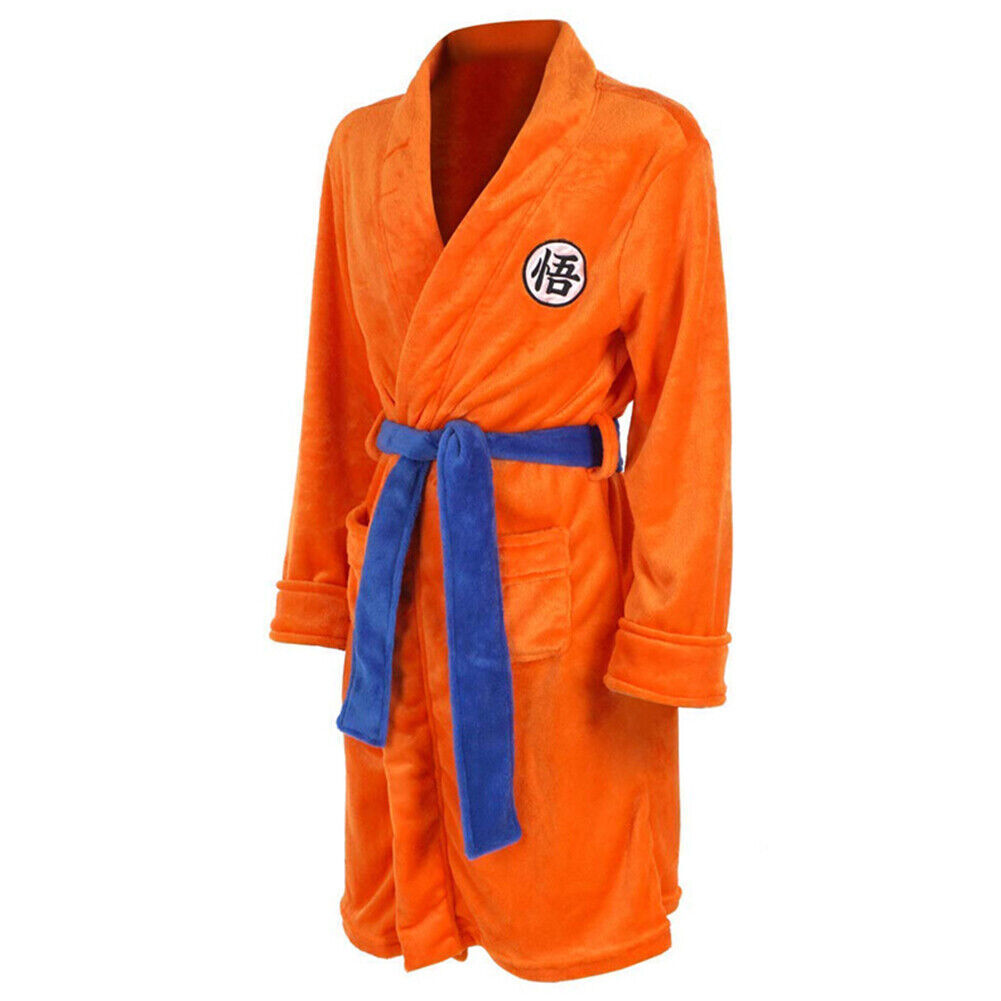 Hombres Baño Dragon Ball Vestido Son Goku Cosplay Disfraz Ropa de dormir Camisón Fiesta