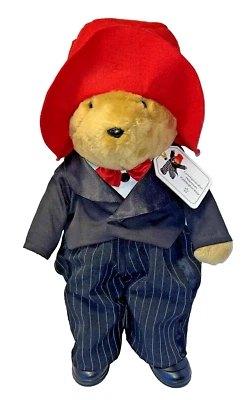 Vintage Paddington Bear Eden Commemorative Millenium Tag Tuxedo Plush 16" Tall - Image 1 of 4
