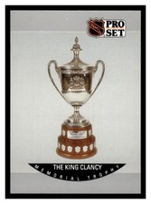 1990 Pro Set  #380 The King Clancy Memorial Trophy AW -
