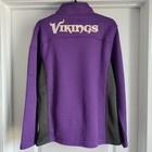 NWT S NFL Minnesota Vikings 1/4 Zip Fleece Lined Pullover Embroidered Shirt NEW — photo 2