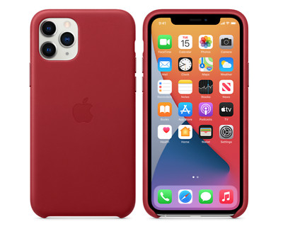Apple Premium Luxury European Leather Case Mwyf2zm A For The Iphone 11 Pro Red Ebay