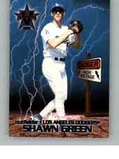2000 Pacific Vanguard Shawn Green 21 High Voltage Los Angeles Dodgers