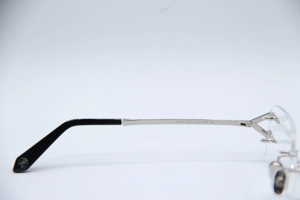 NUEVAS GAFAS ROBERTO CAVALLI VRC023 COL. 0579 MONTURAS AUTÉNTICAS PLATEADAS 59-17 Foto 3 de 4