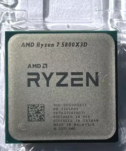 AMD Ryzen 7 5800X3D 8-core 16 thread 3.4 GHz socket AM4 CPU 100-10000651- - Picture 5 of 6