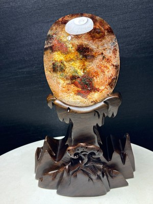 4.37LB Top Rare Natural ghost phantom Quartz Mineral specimen Crystal Decor