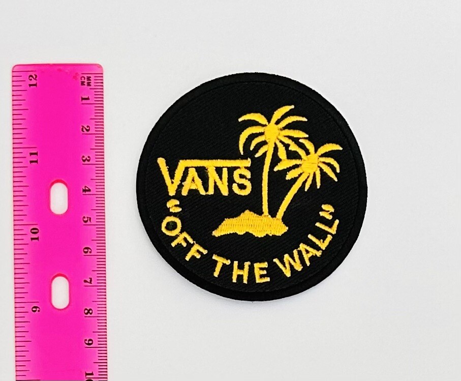 Iron On Patch  Classic Skate Boards Off The Wall Skater Skating