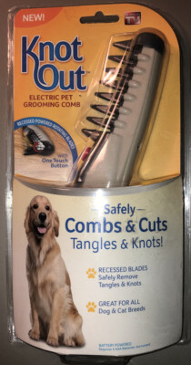 knot out dog comb