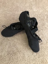 Danshuz 495 Pro Soft Black Split Sole Canvas Ballet Shoes Adult 8.5M
