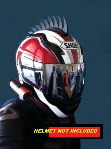 rubber motorcycle helmet mohawk warhawk helmets dirt bike sawblade dragon tooth - 第 1/12 張圖片