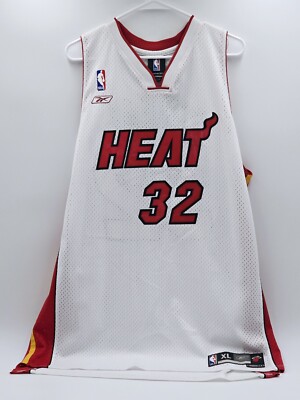 Reebok Miami Heat Shaquille O Neal Basketball Jersey Men's Size XL Plus 2 Length