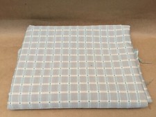 Light Blue Cream Woven Plaid Cotton Textile/Fabric for Craft Project