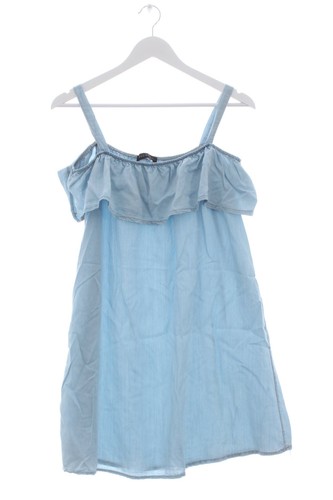Robe à Bretelles Parosh Bleu - Taille EU 38 - Style Décontracté Coupe Ample Midi - Occasion Très Bon État