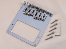Telecaster Humbucker Br&uuml;cke Chrom 6 Einzelne Stege f&uuml;r Tele E-Gitarren
