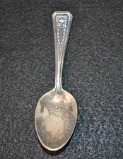  Vintage Silver Plated Child's Baby Spoon American Silver Co. Roanoke 4.5" 