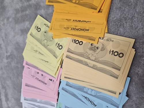 Littlest Pet Shop Monopoly Replacement Pieces 2007 Money Complete 500 100 50 20 - Picture 3 of 4