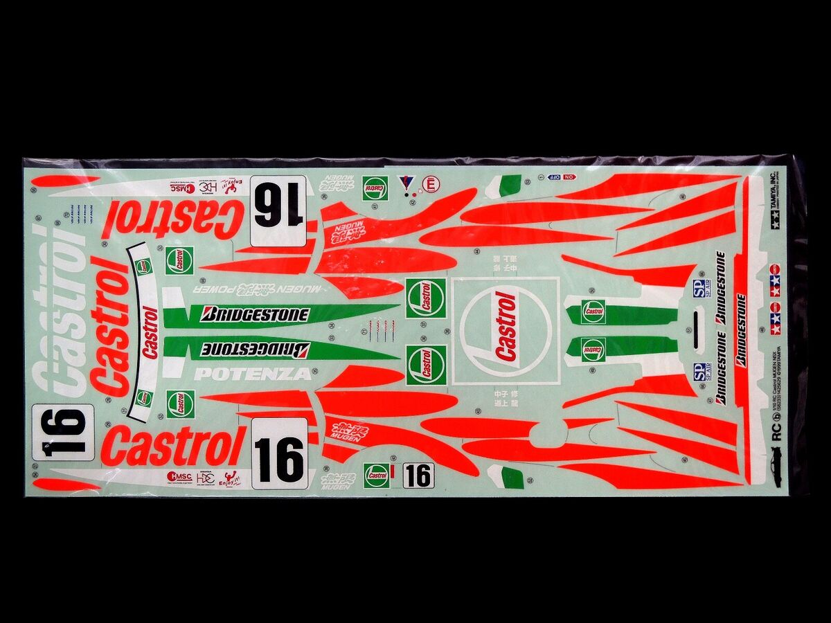Tamiya 1/10 RC Castrol Mugen NSX #58233 TL-01 Chassis 4WD Tamiya 1/10 RC Castrol Mugen NSX #58233 TL-01 Chassis 4WD