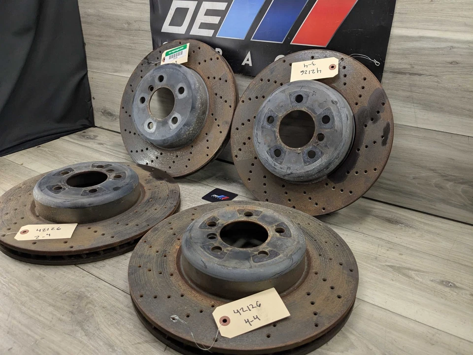 Rotores de disco de freio dianteiro traseiro esquerdo direito 12-20 AFT OEM F30 F32 F33 F36 370mm - Imagem 3 de 4