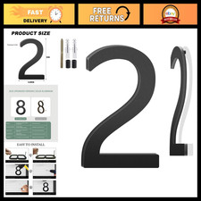 Floating House Numbers 3" to 10" - Stylish Address Numbers for Outdoor Use