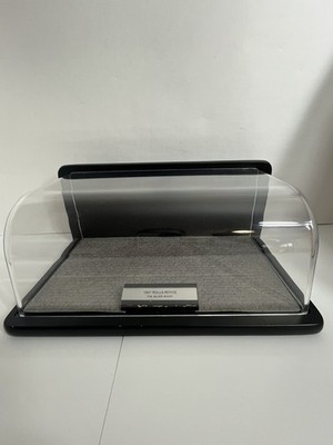 Franklin Mint 1:24 Acrylic Display case cobblestone 1907 Rolls Royce 