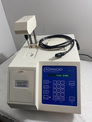 ADVANCED INTRUMENTS Model # 4250 SINGLE SAMPLE CRYOSCOPE In Great Condition