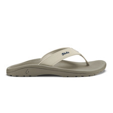 OluKai Men's 'Ohana Tapa Clay Flip Flops Water Resistant Beach Sandals
