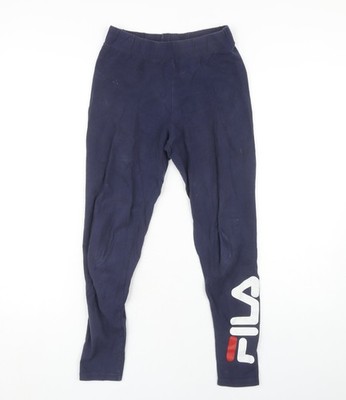 Fila Damen Leggings blau S mit Logo - Activewear