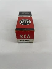 RCA 6KU8/10KU8 Twin Diode Pentode Frame Grid TV Audio Vacuum Tube Valve