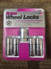Mcgard 24205 Chrome Cone Seat Wheel Locks M14 X 2.0 Thread Size Set 4 Locks A