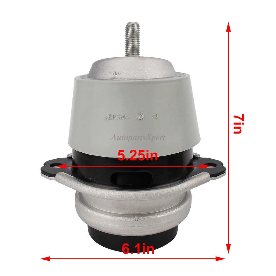 7L8199131A OEM FEBI Engine Mounts Left & Right For Audi Q7 VW Touareg 3.0L 3.6L - Image 2 of 4