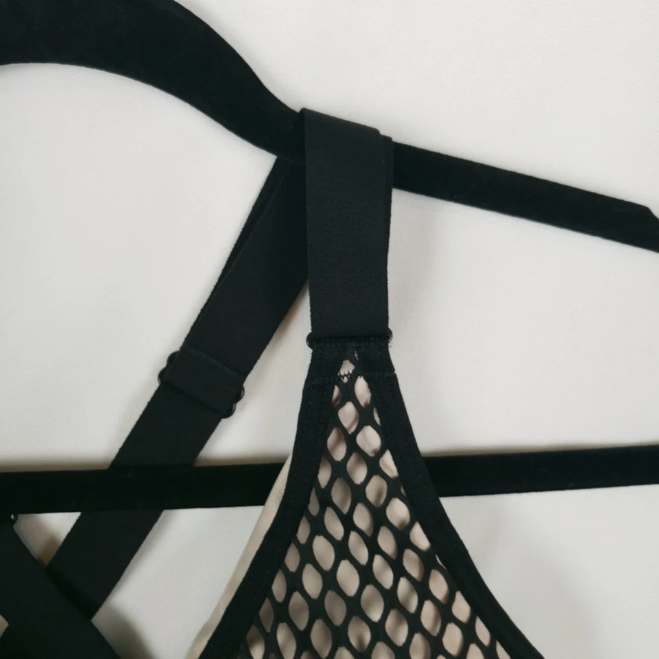 Victorias Secret Incredible Lightweight Sports Bra 34B Plunge Lined Fishnet NWT - Image 4 of 4