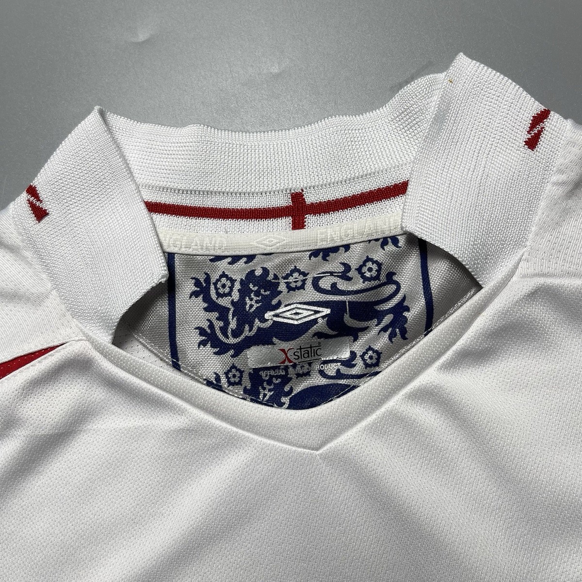ENGLAND UMBRO 2006 WORLD CUP FOOTBALL SOCCER HOME JERSEY #7