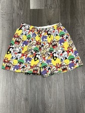 Vintage 1993 Looney Tunes Cartoon Print Multicolor Men's Boxer Shorts