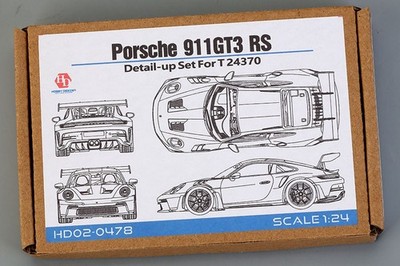 Hobby Design 1/24 Porsche 911 GT3 RS 992 Detail-up Set für Tamiya 02_0478 16781