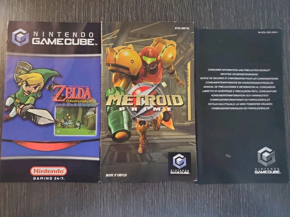 Metroid Prime (Nintendo GameCube, 2002) Complete CIB With Fr Manual CD Like New  - Image 4 of 4