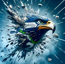 SEATTLE SEAHAWKS FOOTBALL Fridge Magnet Decal Poster Metal Sign