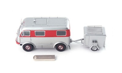 Auto Cult 99001 1/43 Anniversary set Tatra T805 with a trailer 1953 / USB