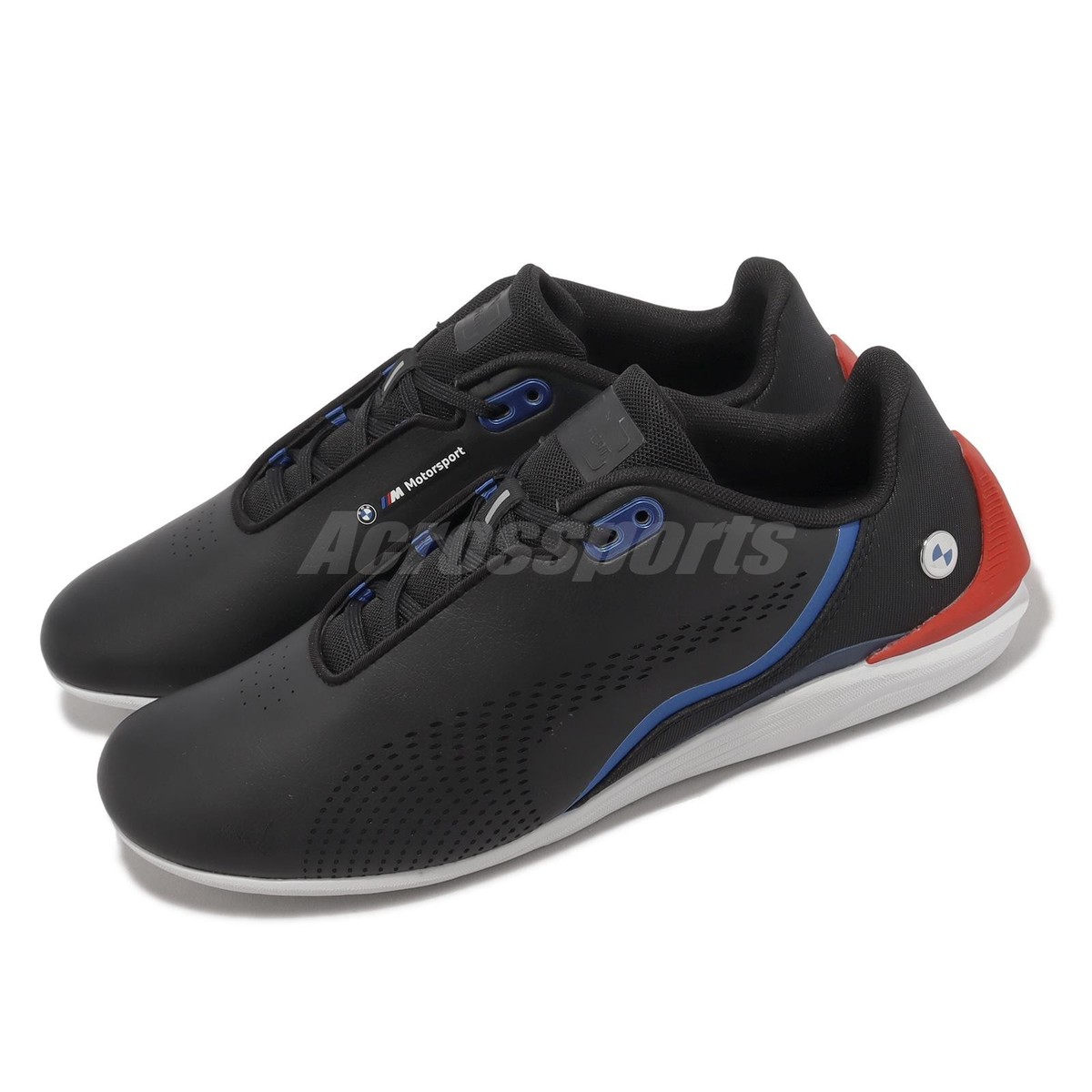 Puma BMW MMS Drift Cat Decima Black Pop Red Blue Men Motor Shoes