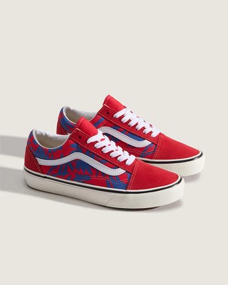 Vans Classic Old Skool Schuhe rot/blau/weiß