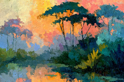 Amazon Rainforest 36x24 Giclée Art Print Ltd 1/25 Signed COA Rombley H3
