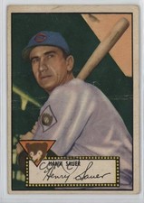 1952 Topps Hank Sauer (Black Back) #35 0q4x