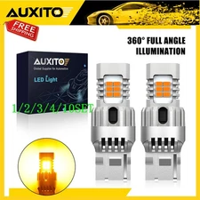 7443/7440 LED Amber Front Turn Signal Light Bulbs No Hyper Flash Canbus 1~10Set