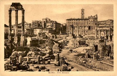 Foro Romano Edizione Riservata E. G. D. V. Postcard
