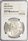 1896 MORGAN DOLLAR ~ NICE NGC UNCIRCULATED DETAILS! INV#009